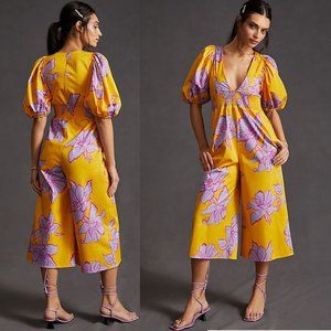 Anthropologie Hutch V-Neck Jumpsuit